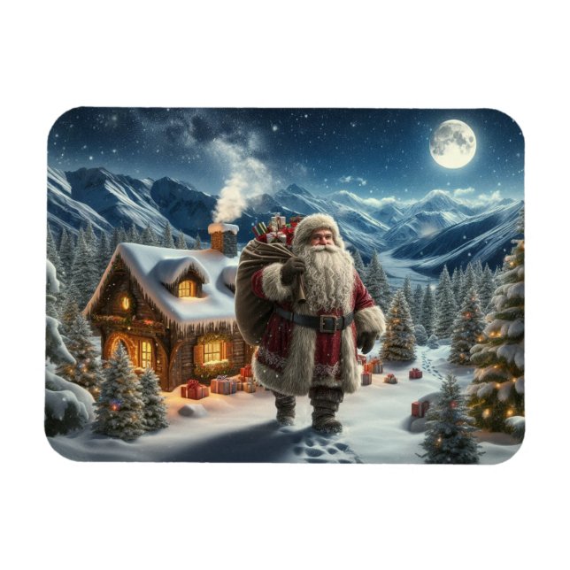 Magnet Flexible Santa Claus (Horizontal)