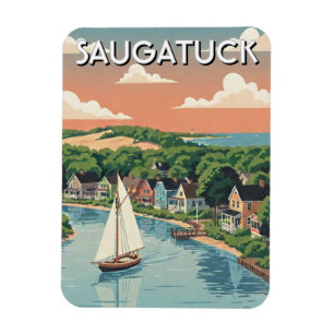 Magnet Flexible Saugatuck Voilier Voyage Michigan