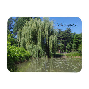 Magnet Flexible Saule pleurant du Missouri sur l'étang