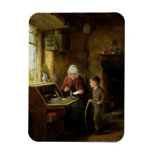 Magnet Flexible Scellant une lettre, 1890 (huile sur le panneau)