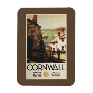 Magnet Flexible Scène de rue avec deux hommes en train de travaill