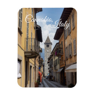 Magnet Flexible Scène de rue pittoresque de Cannobio, Italie