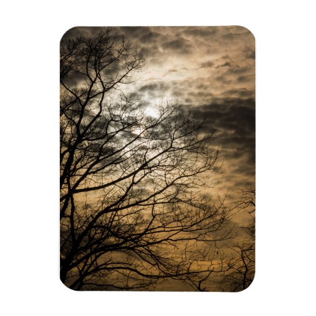 Magnet Flexible Scène de soleil nuageux (Vertical)