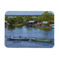 Scène rurale, lac Tonle Sap, Siem Reap, Angkor,