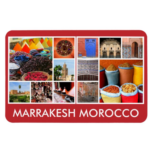 Magnet Flexible scènes de marrakech (Horizontal)