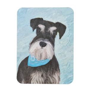 Magnet Flexible Schnauzer (Miniature) Peinture - Joli chien origin