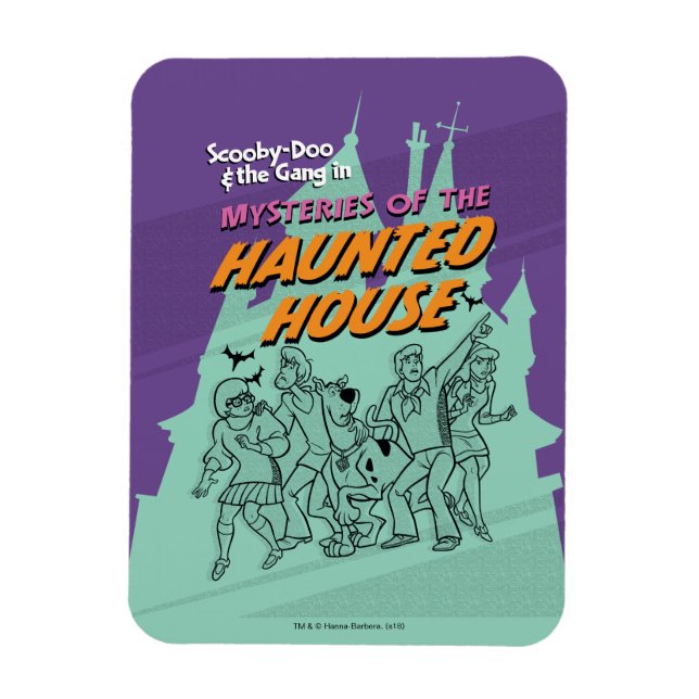 Magnet Flexible Scooby-Doo and the Gang "Haunted House" (Vertical)