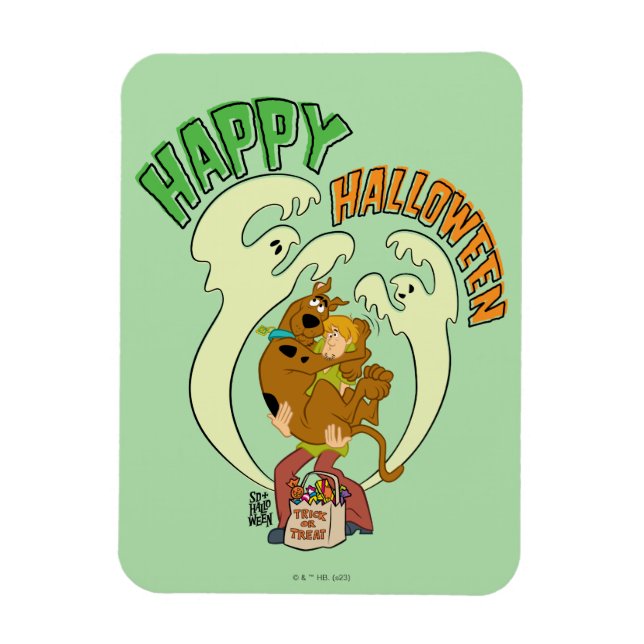 Magnet Flexible Scooby-Doo | Bonne Halloween (Vertical)