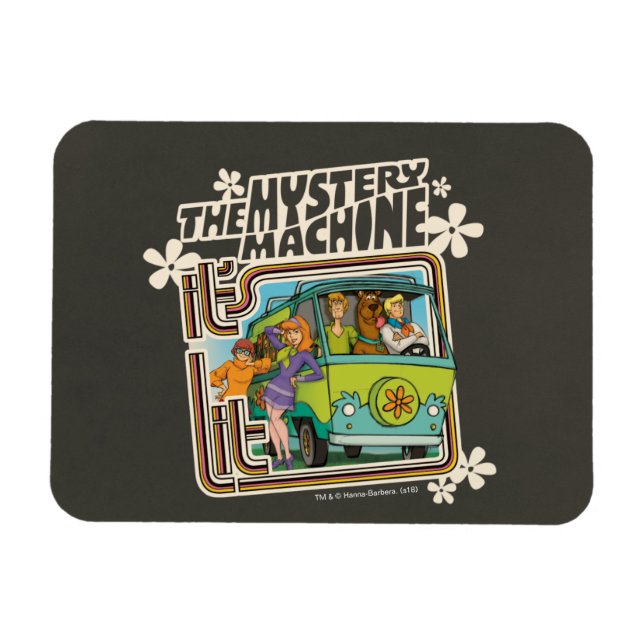 Magnet Flexible Scooby-Doo | "C'est Lit" Mystery Machine Graphic (Horizontal)