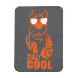 Magnet Flexible Scooby-Doo "Crazy Cool" Headphone Graphic