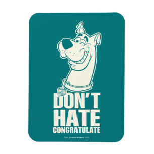 Magnet Flexible Scooby-Doo "Don't Hate, Congratulate" Graphic