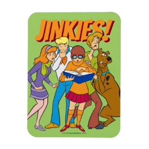 Magnet Flexible Scooby-Doo et la bande étudient le livre