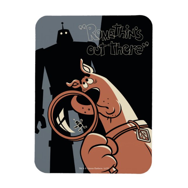 Magnet Flexible Scooby-Doo "Romethin est là" (Vertical)