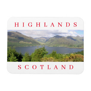 Magnet Flexible Scotland Highlands vue aimant frigo