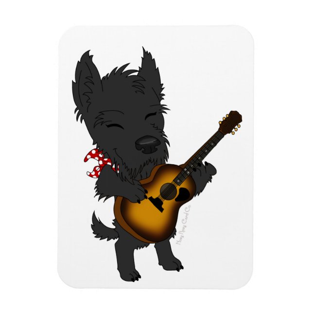 Magnet Flexible Scottie musicale (Vertical)
