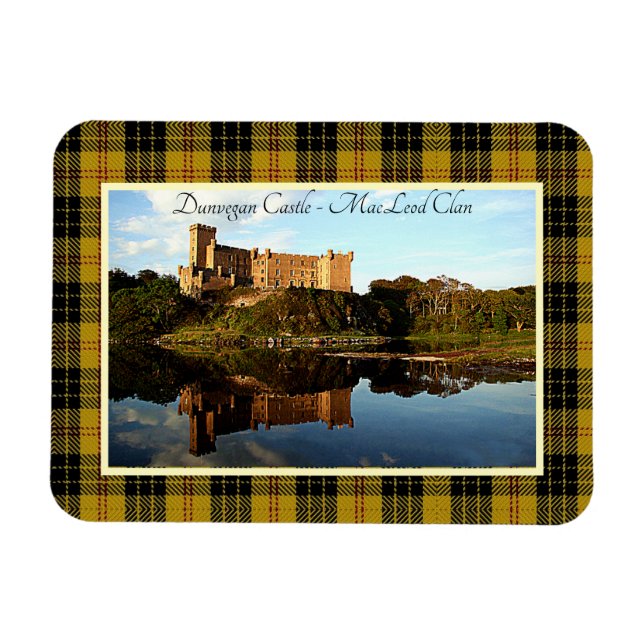 Magnet Flexible Scottish MacLeod Clan Dunvegan Castle (Horizontal)