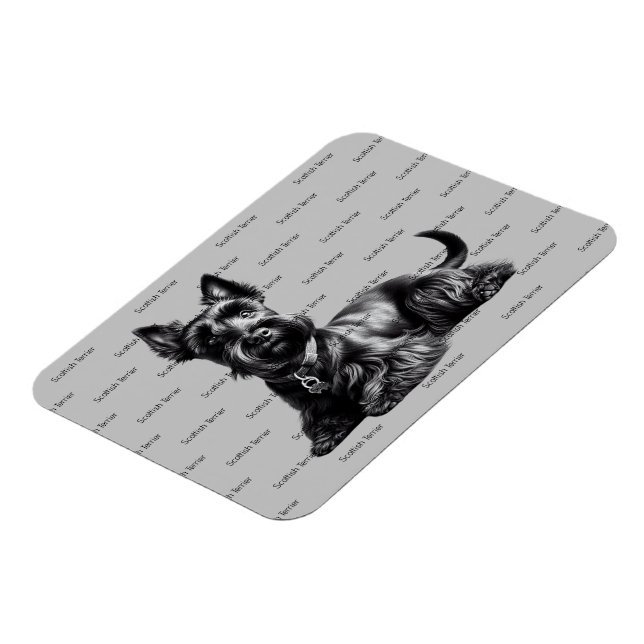 Magnet Flexible Scottish Terrier à (Côté Gauche)