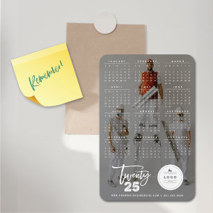 Magnet Flexible Script de brosse moderne 2023 Calendrier photo de 