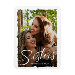 Magnet Flexible Script de soeurs photo moderne 