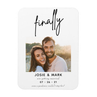 Magnet Flexible script moderne classe enfin photo enregistrer la d
