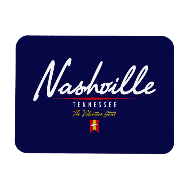 Magnet Flexible Script Nashville (Horizontal)