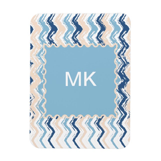 Magnet Flexible Seashore Scribble ZigZag (Vertical)