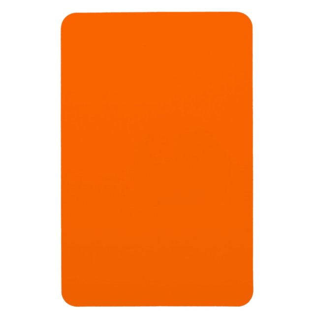 Magnet Flexible Sécurité Orange couleur simple Complément (Vertical)
