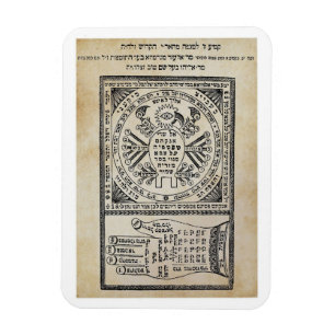 Magnet Flexible Segula, Amulet. Sefer Shaar HaYechudim. Kabbalah