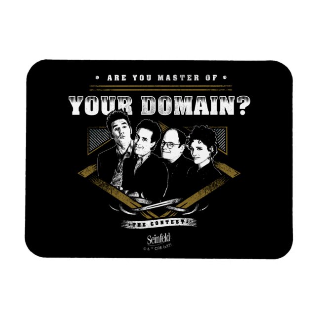 Magnet Flexible Seinfeld | Êtes-vous maître de votre domaine? (Horizontal)