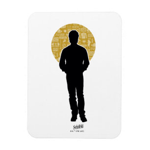 Magnet Flexible Seinfeld   Jerry Seinfeld Silhouette