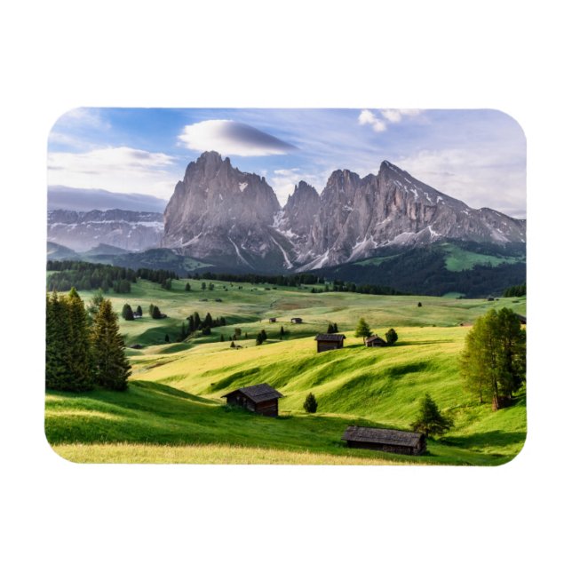 Magnet Flexible Seiser Alm | Alpes Dolomites, Italie (Horizontal)