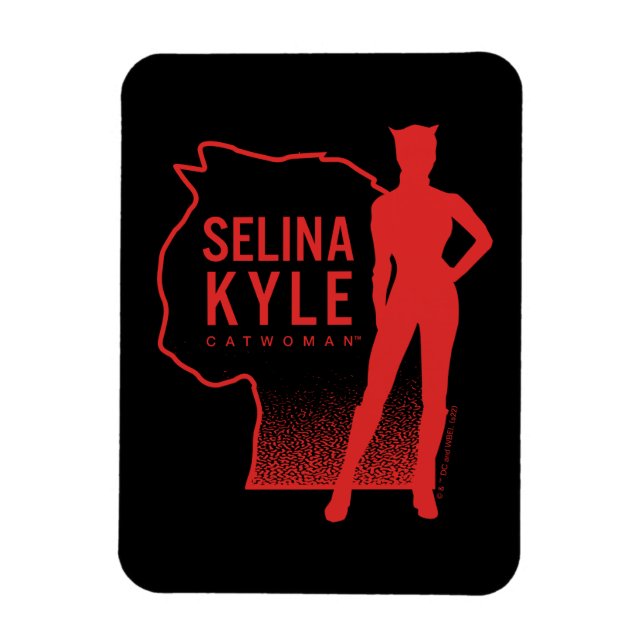 Magnet Flexible Selina Kyle Catwoman - logo (Vertical)