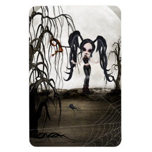 Magnet Flexible Sepia Goth Girl