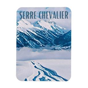 Magnet Flexible Serre Chevalier Station de ski