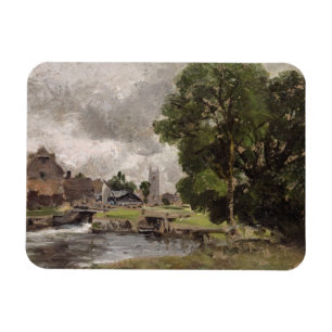 Magnet Flexible Serrure et moulin de John Constable   Dedham
