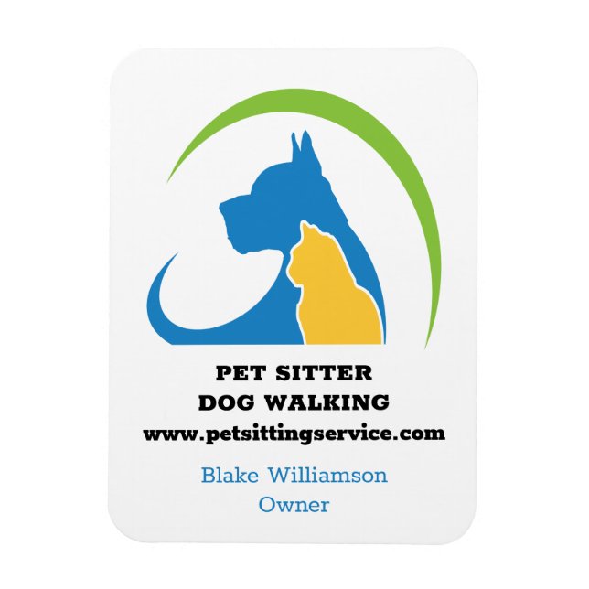 Magnet Flexible Service de marche pour chien de garde (Vertical)