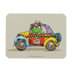 Magnet Flexible Service de taxi Vintage Oscar