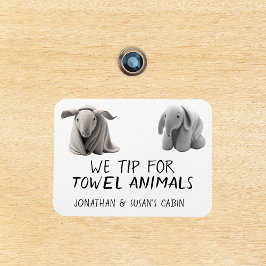 Magnet Flexible Serviettes Animaux Funny Cruise Porte Marker