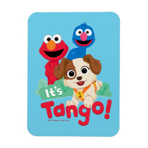 Magnet Flexible Sesame Street   C'est Tango avec Elmo et Grover