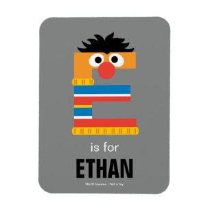 Magnet Flexible Sesame Street   E est pour Ernie