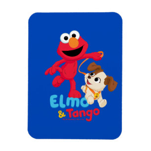 Magnet Flexible Sesame Street Elmo & Tango Running
