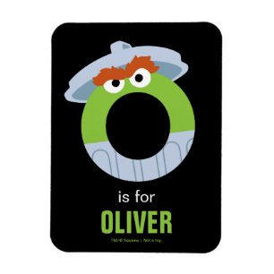 Magnet Flexible Sesame Street   O is for Oscar