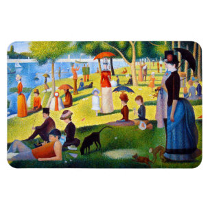 Magnet Flexible Seurat : Un dimanche à la La grand Jatte