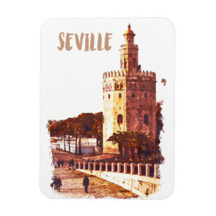 Magnet Flexible Séville Espagne Andalousie Voyage