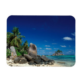 Magnet Flexible Seychelles, île de Mahe, plage d'Anse Royale.