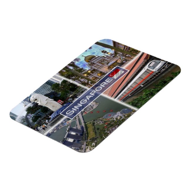 Magnet Flexible SG Singapour (Côté Gauche)