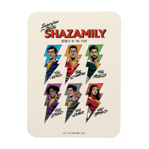 Magnet Flexible SHAZAM ! Furie des dieux   SHAZAMily Boulons comiq