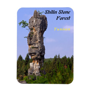 Magnet Flexible Shilin pinnacles Forêt de pierre - Yunnan, Chine, 
