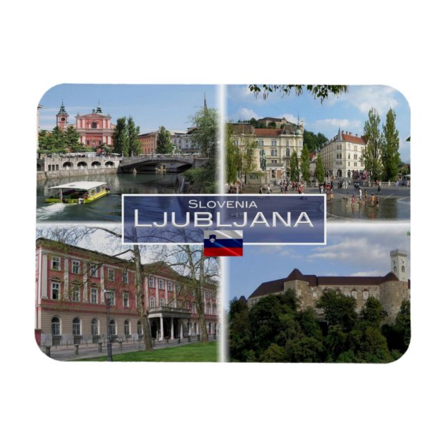 Magnet Flexible SI Slovénie - Ljubljana - (Horizontal)