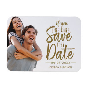 Magnet Flexible Si vous aimez le gâteau, sauvegardez cette date Ph